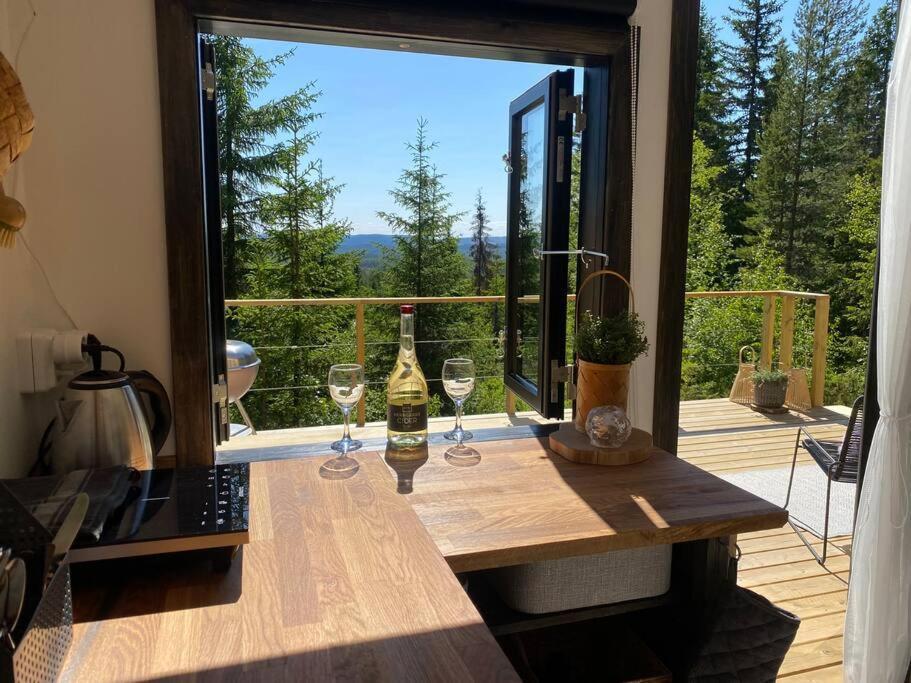 Forest Cabin With Stunning Mountain View & Sauna Турсбю Екстер'єр фото