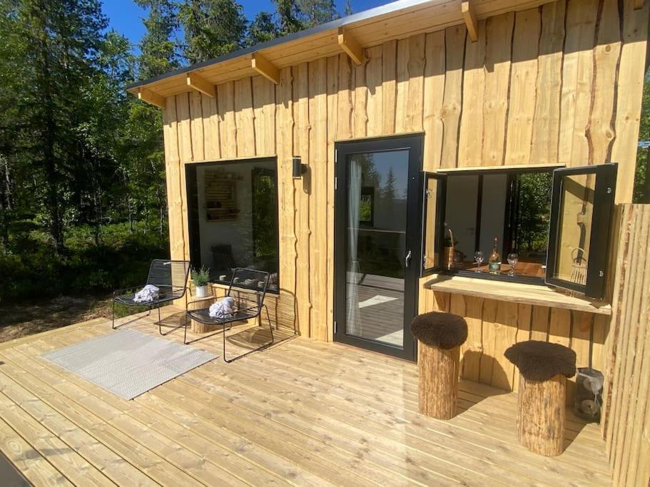 Forest Cabin With Stunning Mountain View & Sauna Турсбю Екстер'єр фото