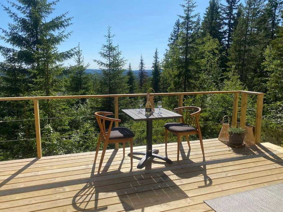 Forest Cabin With Stunning Mountain View & Sauna Турсбю Екстер'єр фото