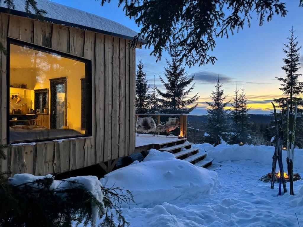 Forest Cabin With Stunning Mountain View & Sauna Турсбю Екстер'єр фото