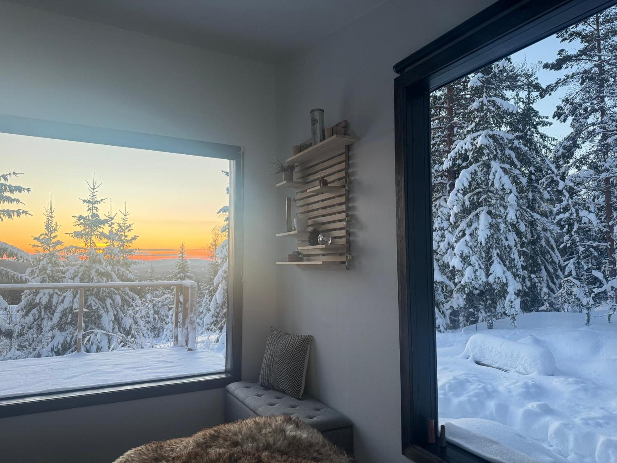 Forest Cabin With Stunning Mountain View & Sauna Турсбю Екстер'єр фото